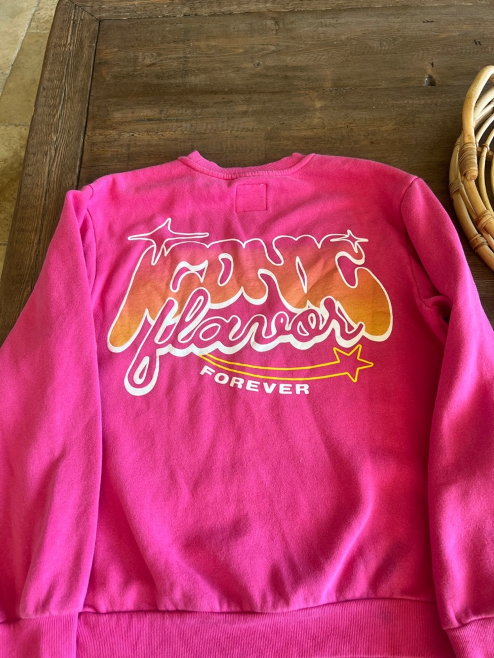 poppi Hot Pink Logo Pullover - Picture 3 of 3
